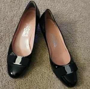 Ferragamo 1.5" Kitten Heels 8-1/2 C